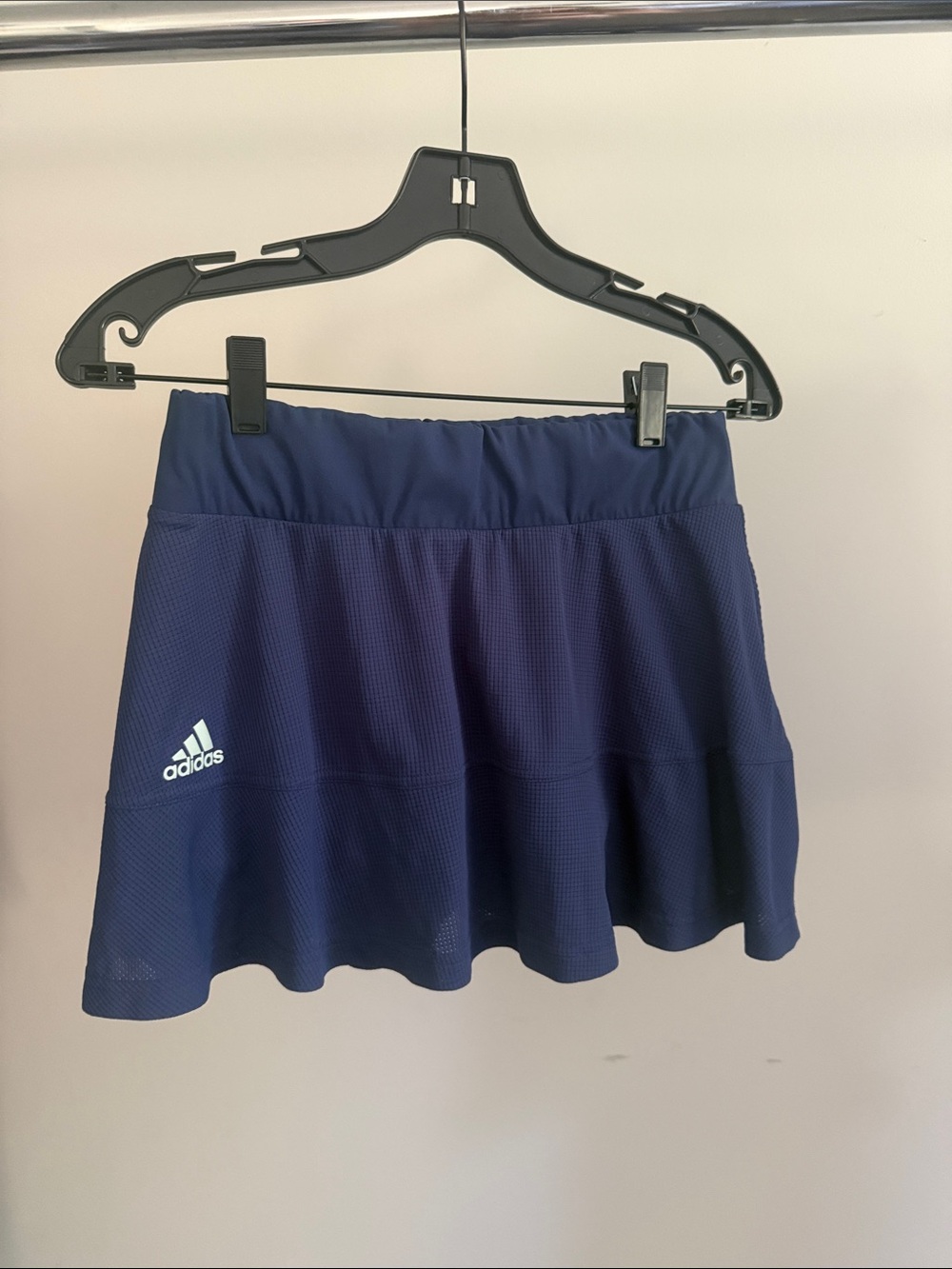 adidas Navy Blue Athletic Tennis Skirt with Logo